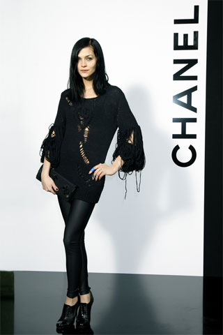 Lady in Black *all images via style.com*