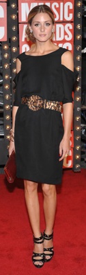 TV Personality Olivia Palermo attends the 2009 MTV Video Music Awards at Radio City Music Hall on September 13, 2009 in New York City. Bitch in Black
